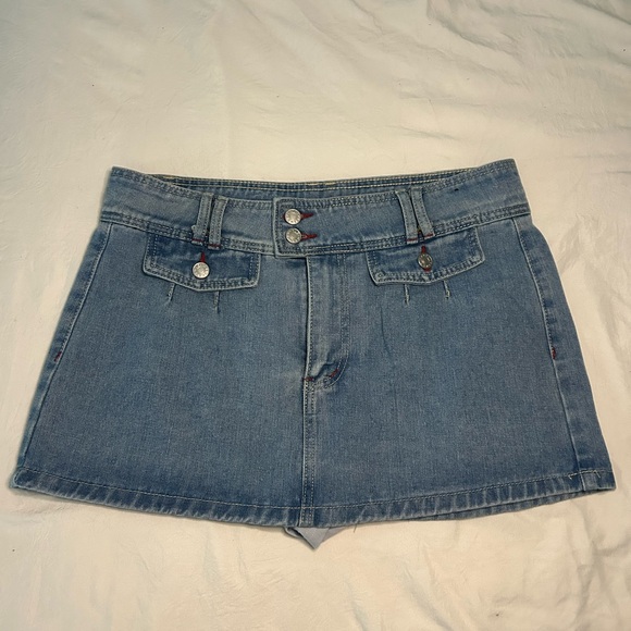 Carbon Dresses & Skirts - Carbon Denim Skort